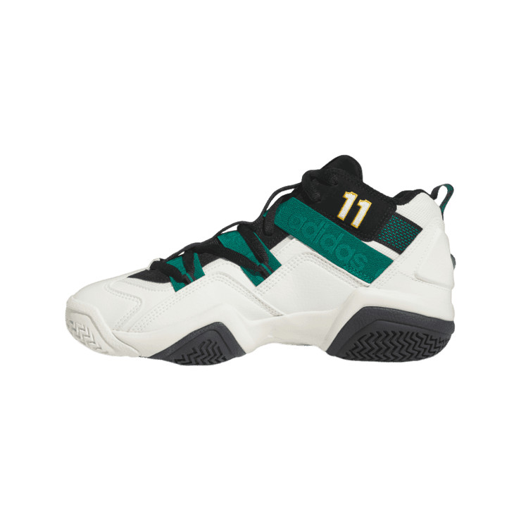 adidas Top 10 2000 Off White Black Green Angle 4