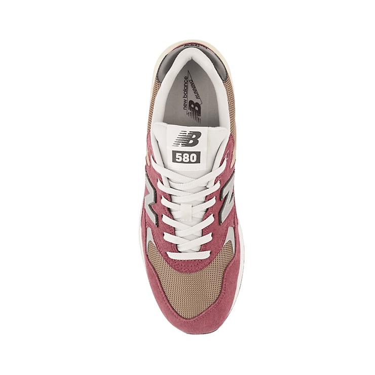 New Balance 580 Washed Burgundy Angle 1