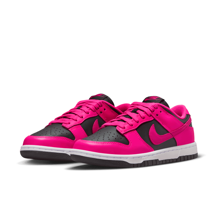 Nike Dunk Low Fierce Pink Black (W) Angle 2