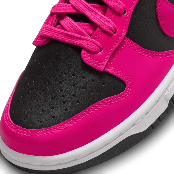 Nike Dunk Low Fierce Pink Black (W) Angle 4