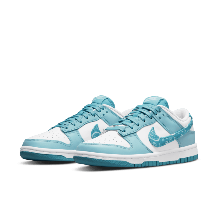 Nike Dunk Low Blue Paisley (W) Angle 2