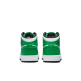 Air Jordan 1 Mid Lucky Green (GS) Angle 3