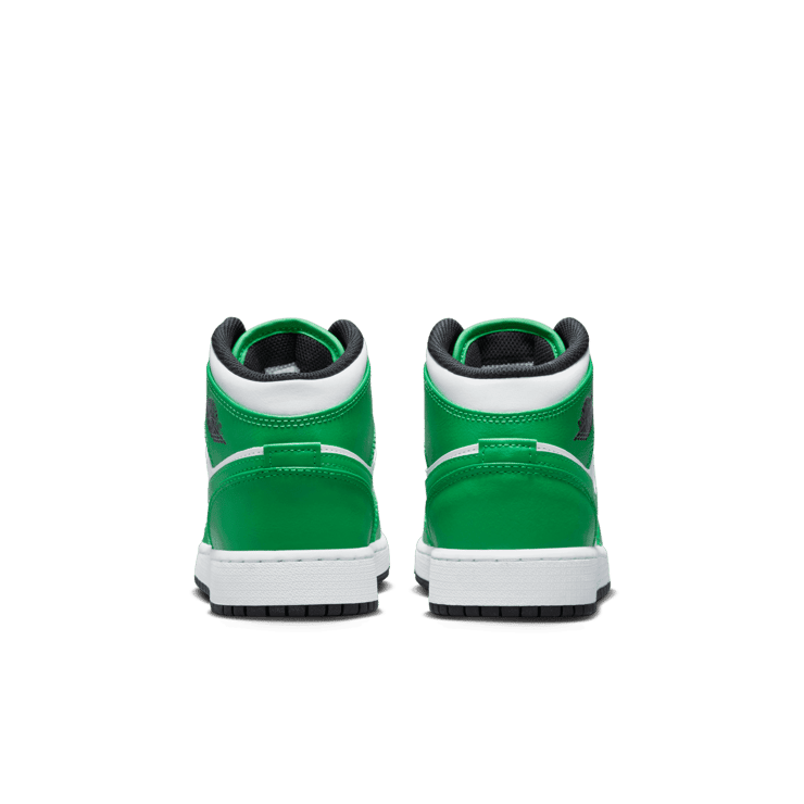 Air Jordan 1 Mid Lucky Green (GS) Angle 3