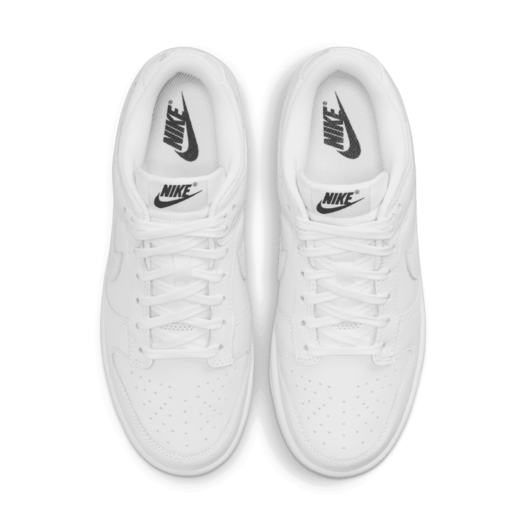 Nike Dunk Low Triple White (W) Angle 2