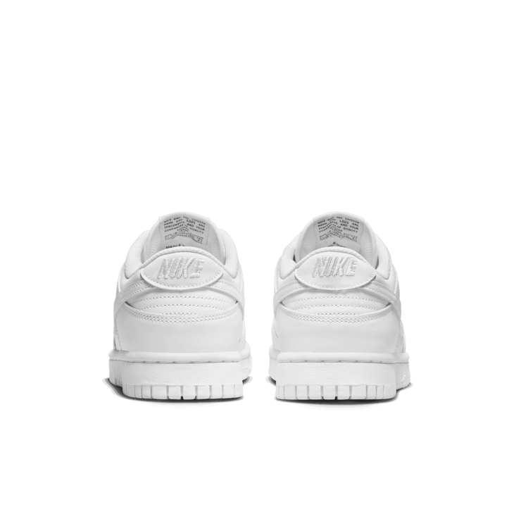 Nike Dunk Low Triple White (W) Angle 4