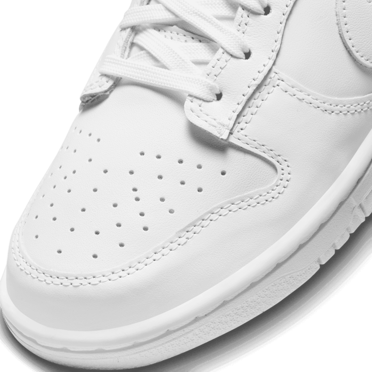 Nike Dunk Low Triple White (W) Angle 5