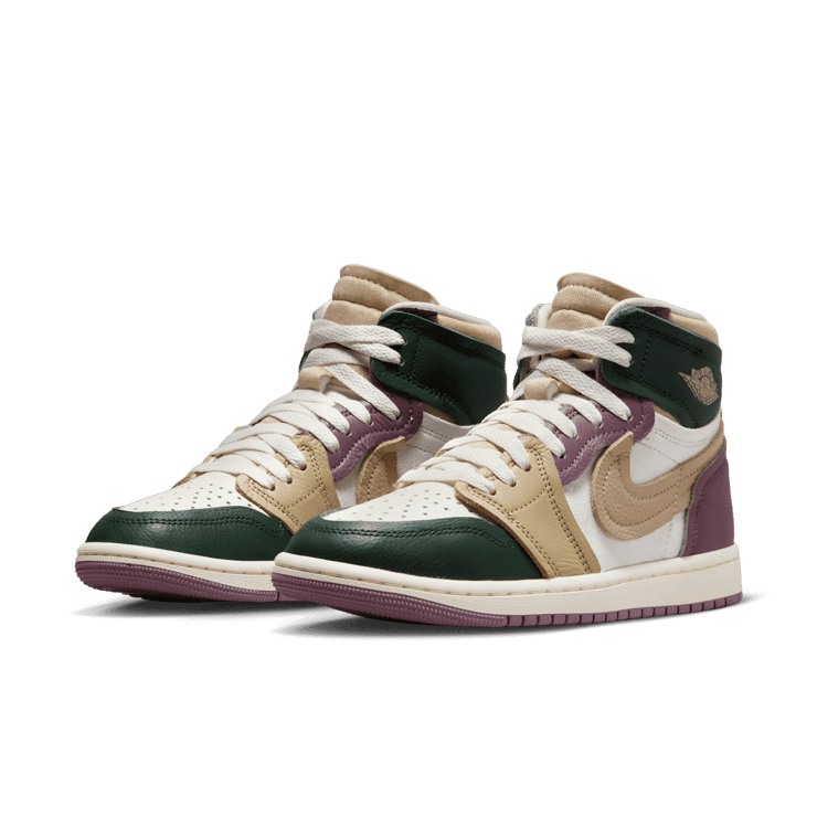 Air Jordan 1 MM High Galactic Jade Sky J Mauve (W) Angle 2
