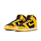 Nike Dunk High Satin Black Varsity Maize (W) Angle 3