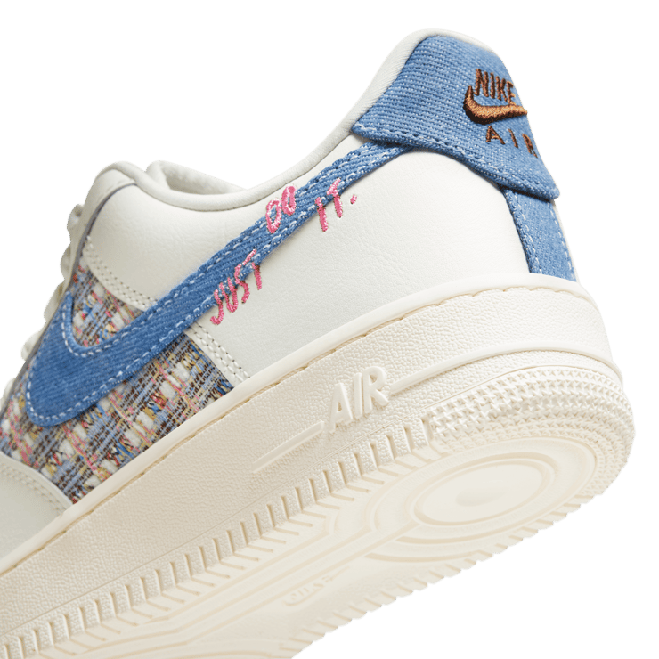 Nike Air Force 1 Low Denim Boucle (W) Angle 5