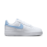 Nike Air Force 1 Gingham White University Blue (W) Angle 1