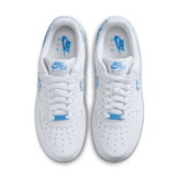 Nike Air Force 1 Gingham White University Blue (W) Angle 2