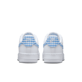 Nike Air Force 1 Gingham White University Blue (W) Angle 4