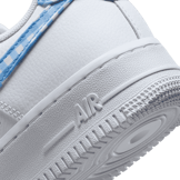 Nike Air Force 1 Gingham White University Blue (W) Angle 6