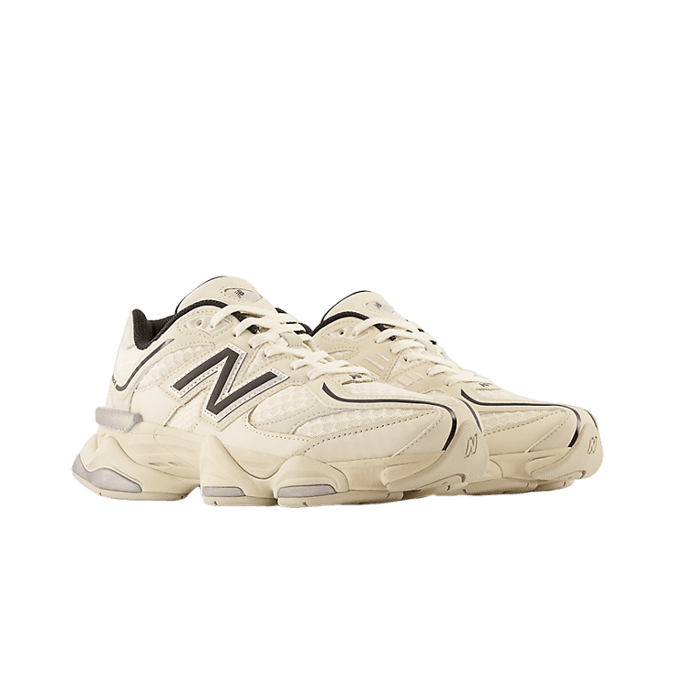 New Balance 9060 Cream Brown Angle 2