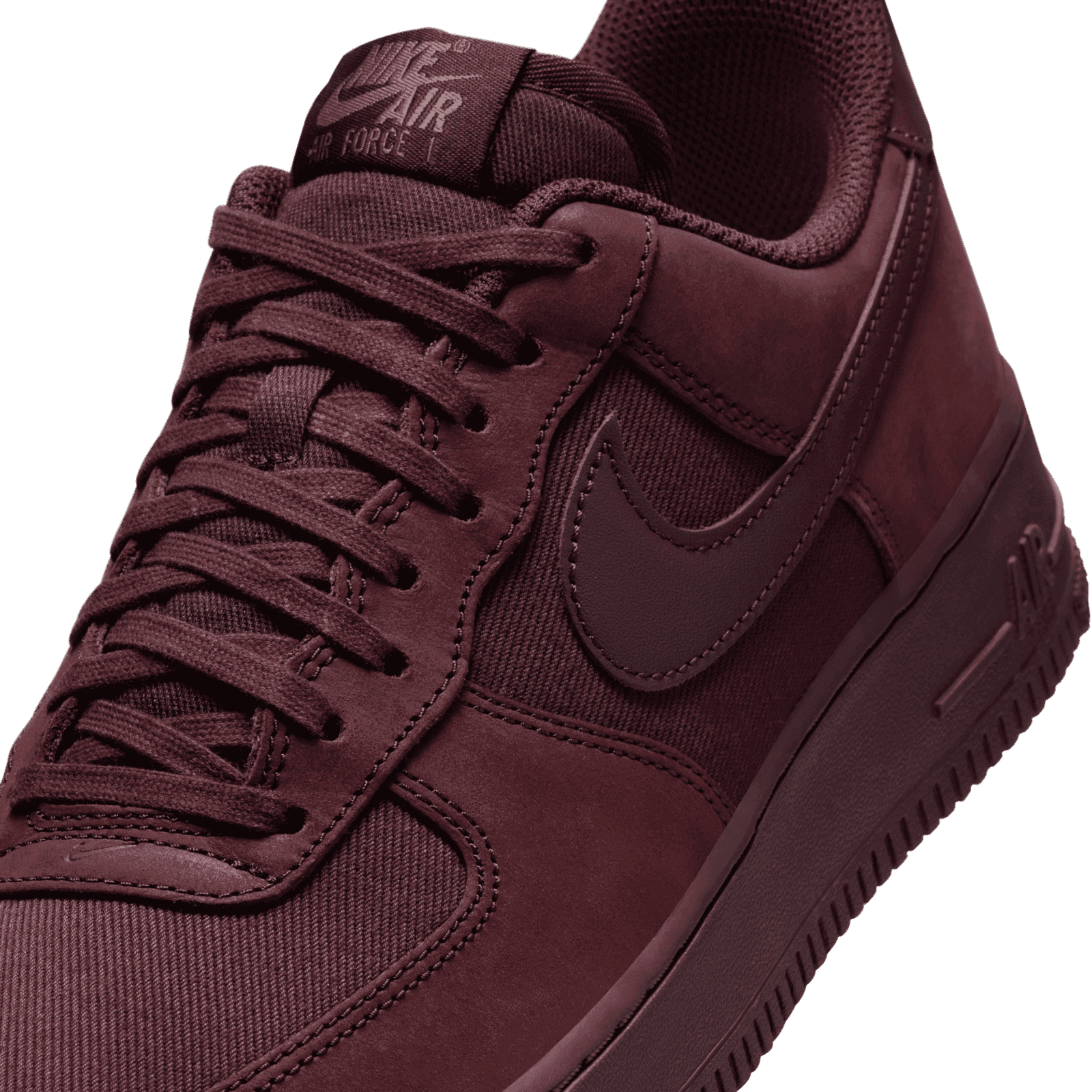 nike air force 1 burgundy crush