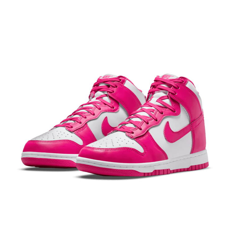 Nike Dunk High Pink Prime (W) Angle 2