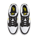 Nike Dunk Low White Black Yellow Angle 1