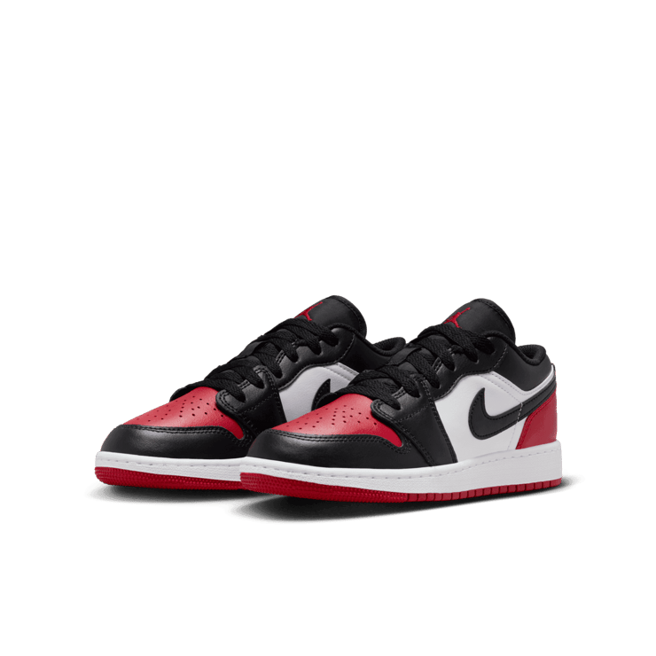 Air Jordan 1 Low Bred Toe (2023) (GS) Angle 2