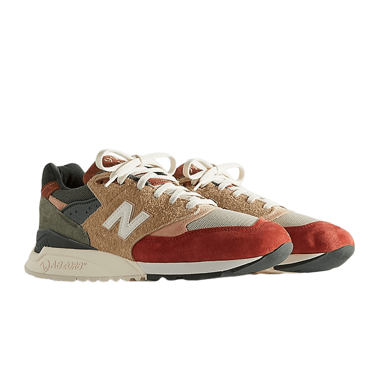 New Balance x Kith 998 Frank Lloyd Wright Broadacre City Red Tan Angle 2