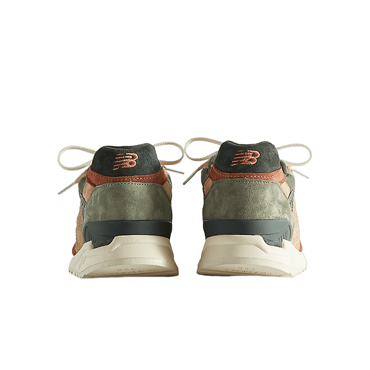 New Balance x Kith 998 Frank Lloyd Wright Broadacre City Red Tan Angle 4