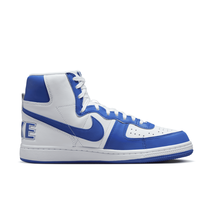 Nike Terminator High White Game Royal Angle 1