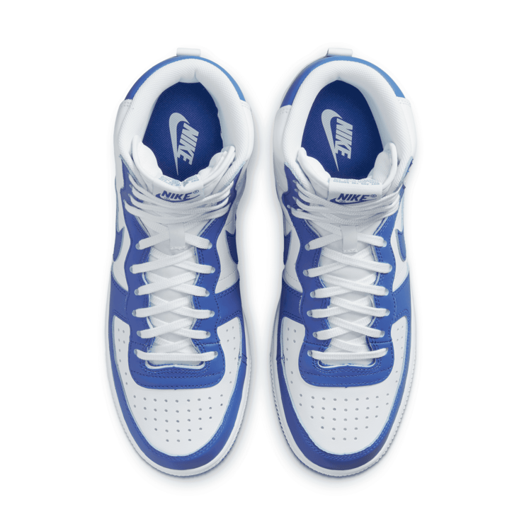 Nike Terminator High White Game Royal Angle 2