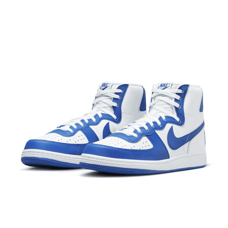 Nike Terminator High White Game Royal Angle 3