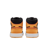 Air Jordan 1 Mid SE Black Vivid Orange Cardinal Red Angle 4