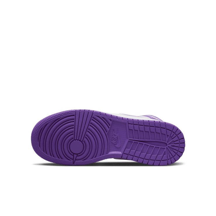 Air Jordan 1 Mid Purple Venom (GS) Angle 0