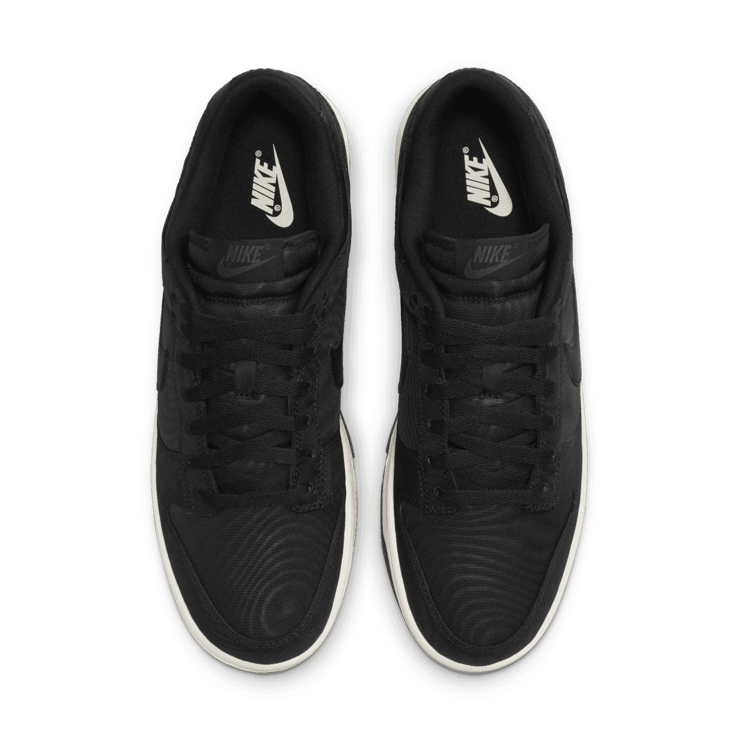 Nike Dunk Low Black Canvas Angle 1