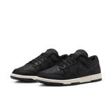 Nike Dunk Low Black Canvas Angle 2
