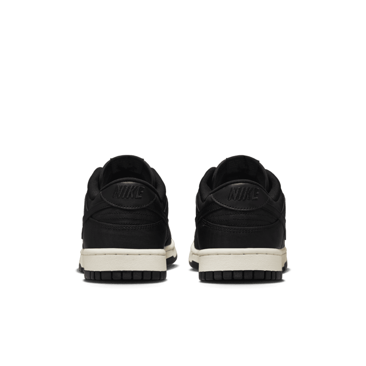Nike Dunk Low Black Canvas Angle 3