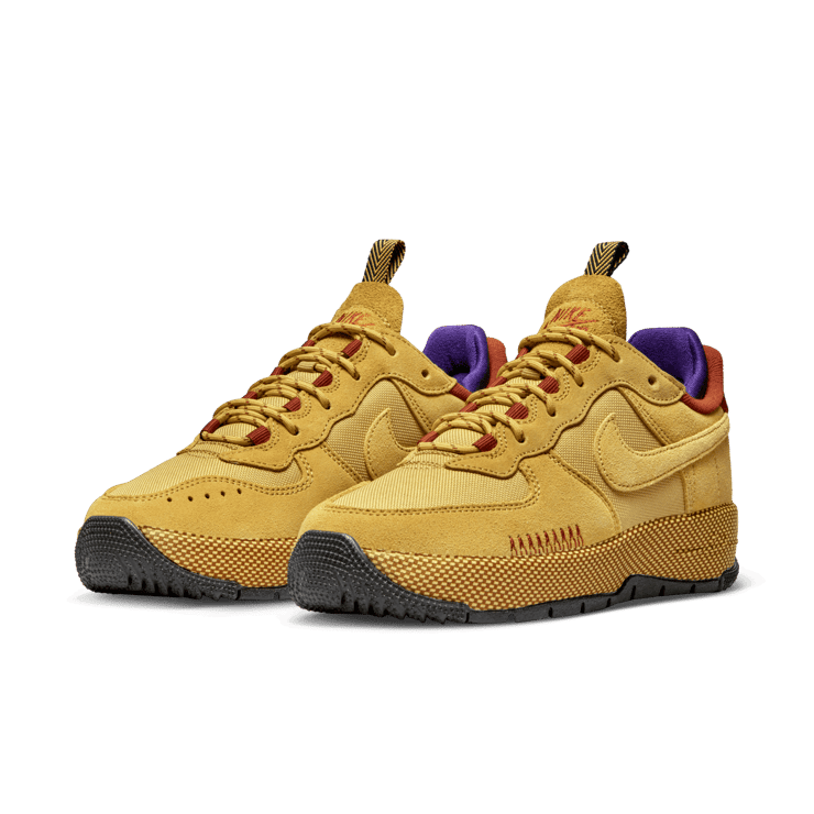 Nike Air Force 1 Wild Wheat Gold Rugged Orange (W) Angle 2