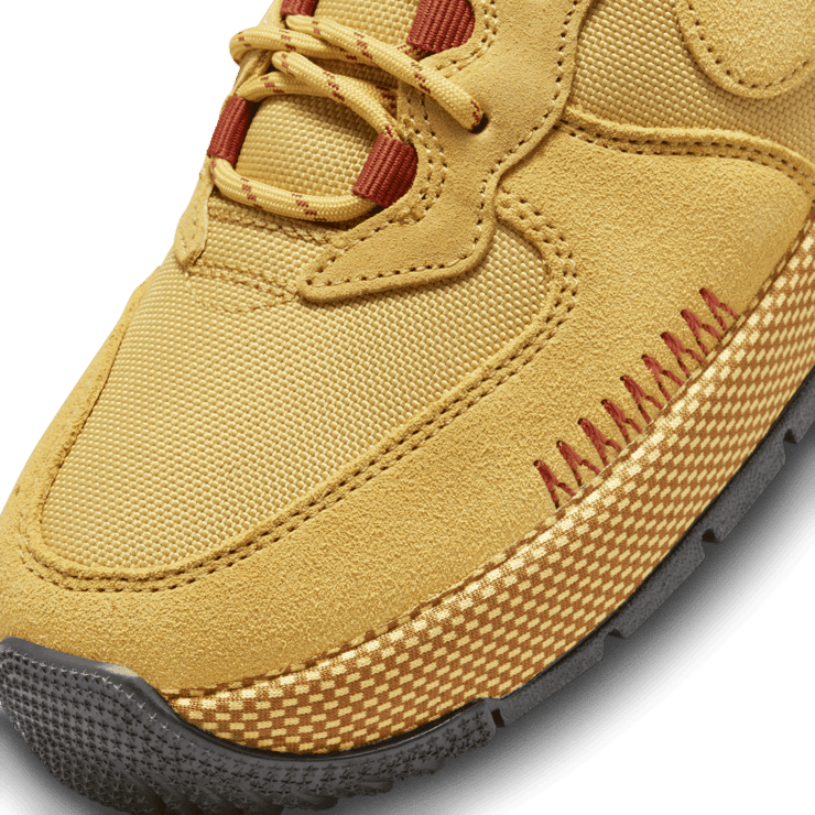 Nike Air Force 1 Wild Wheat Gold Rugged Orange (W) Angle 4