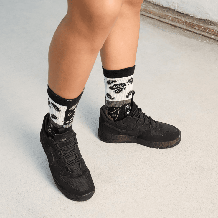 Nike Air Force 1 Wild Black Velvet Brown (W) Angle 0