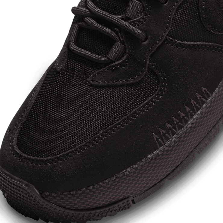 Nike Air Force 1 Wild Black Velvet Brown (W) Angle 5