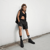 Nike Air Force 1 Wild Black Velvet Brown (W) Angle 7
