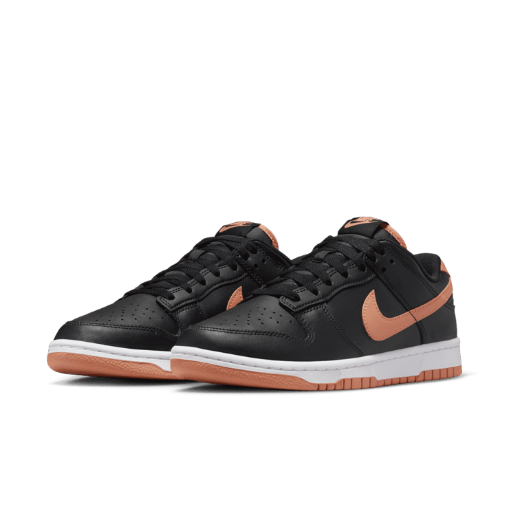 Nike Dunk Low Black Amber Brown Angle 2