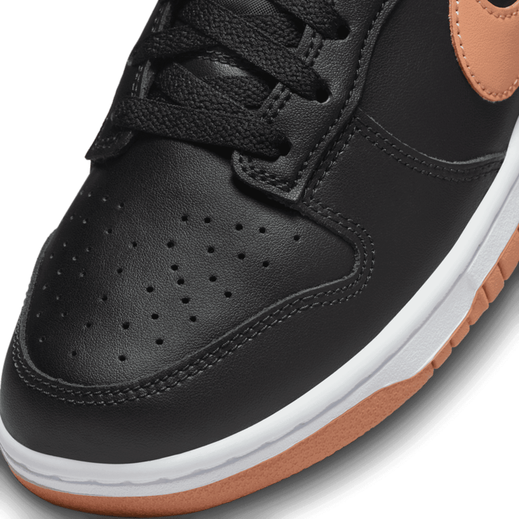 Nike Dunk Low Black Amber Brown Angle 4