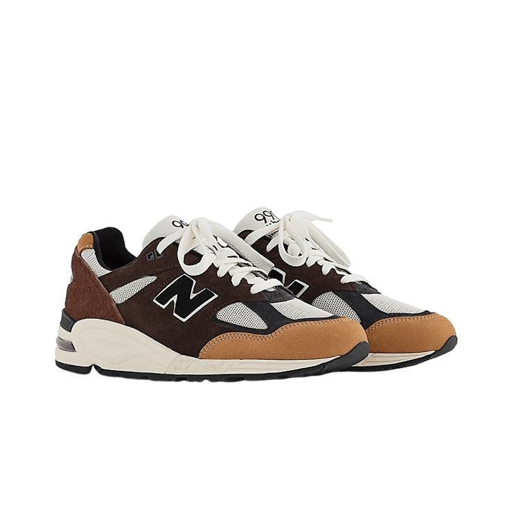 New Balance 990v2 Made In USA Season 2 Brown Angle 2