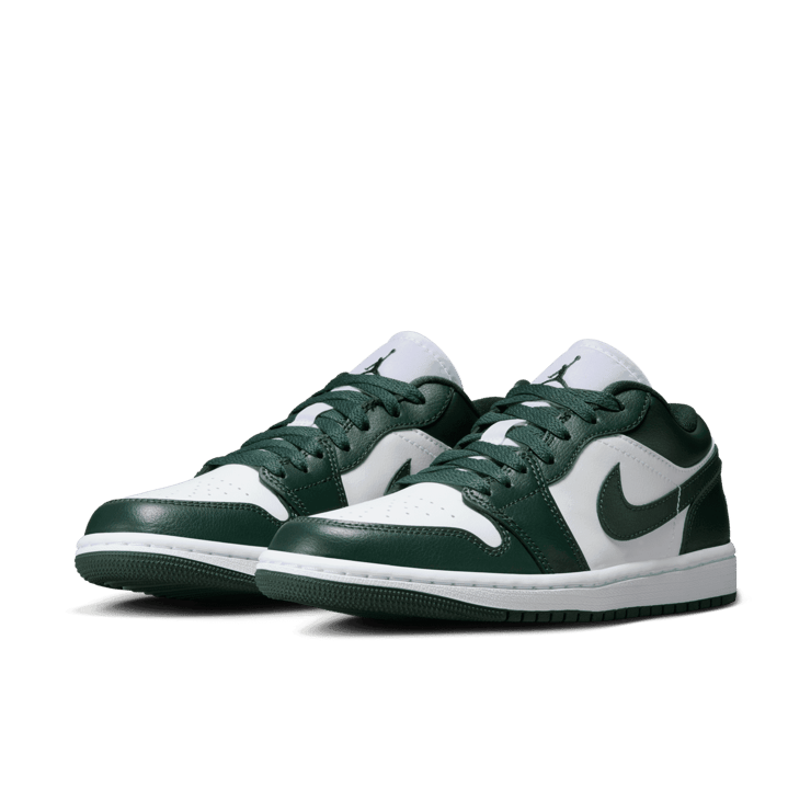 Air Jordan 1 Low White Galactic Jade (W) Angle 2