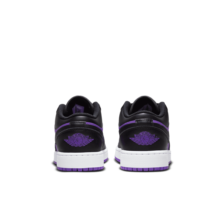 Air Jordan 1 Low Purple Venom Black (GS) Angle 3