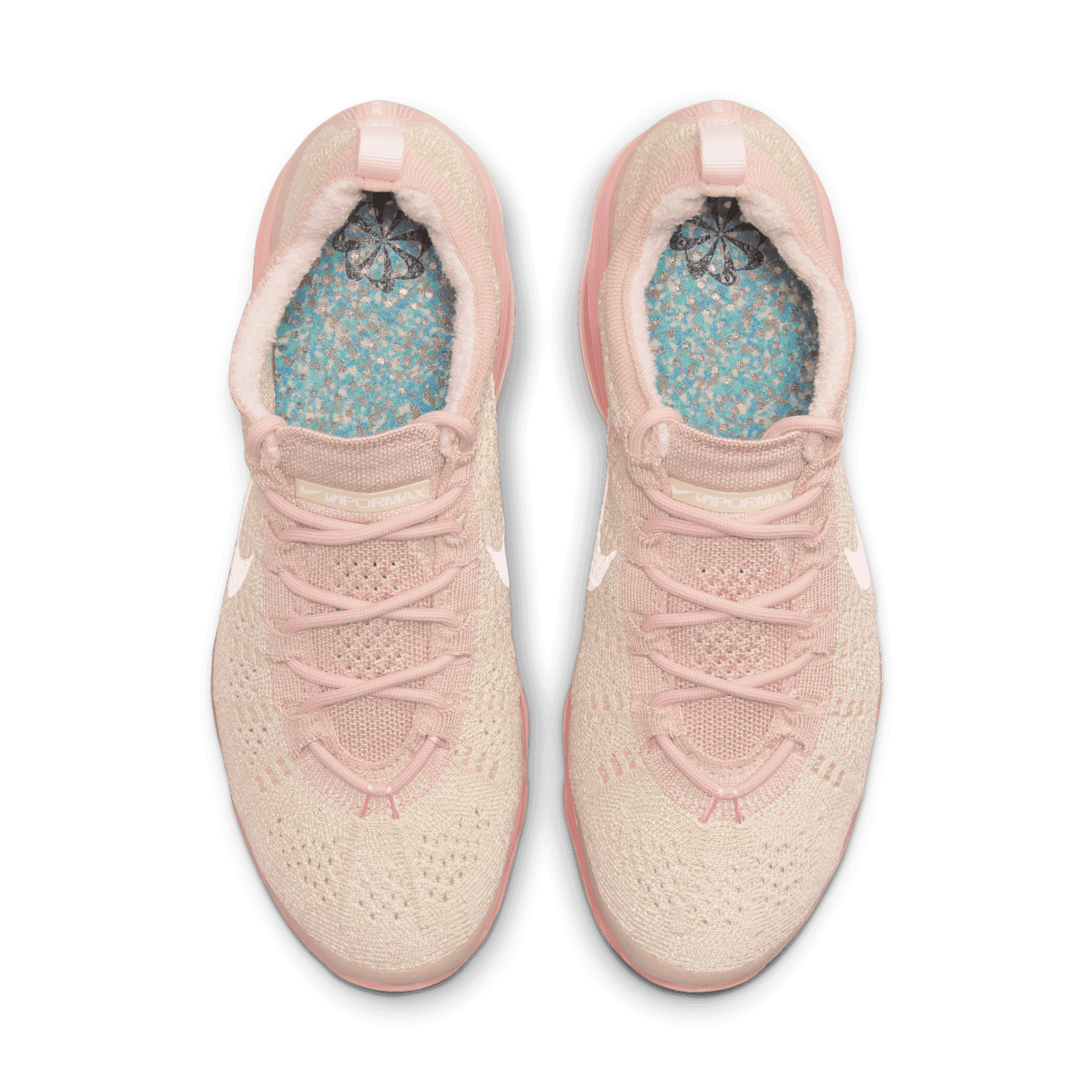 Nike Air Vapormax 2023 Flyknit Oatmeal Pearl Pink (W) Angle 1