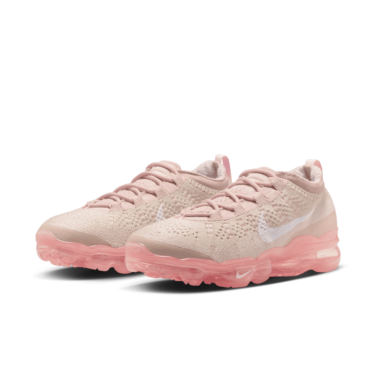 Nike Air Vapormax 2023 Flyknit Oatmeal Pearl Pink (W) Angle 2