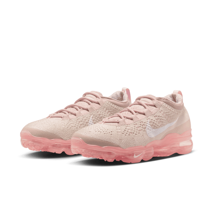 Nike Air Vapormax 2023 Flyknit Oatmeal Pearl Pink (W) Angle 2