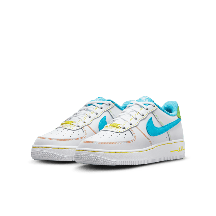 Nike Air Force 1 Low Rainbow Stitch (GS) Angle 2