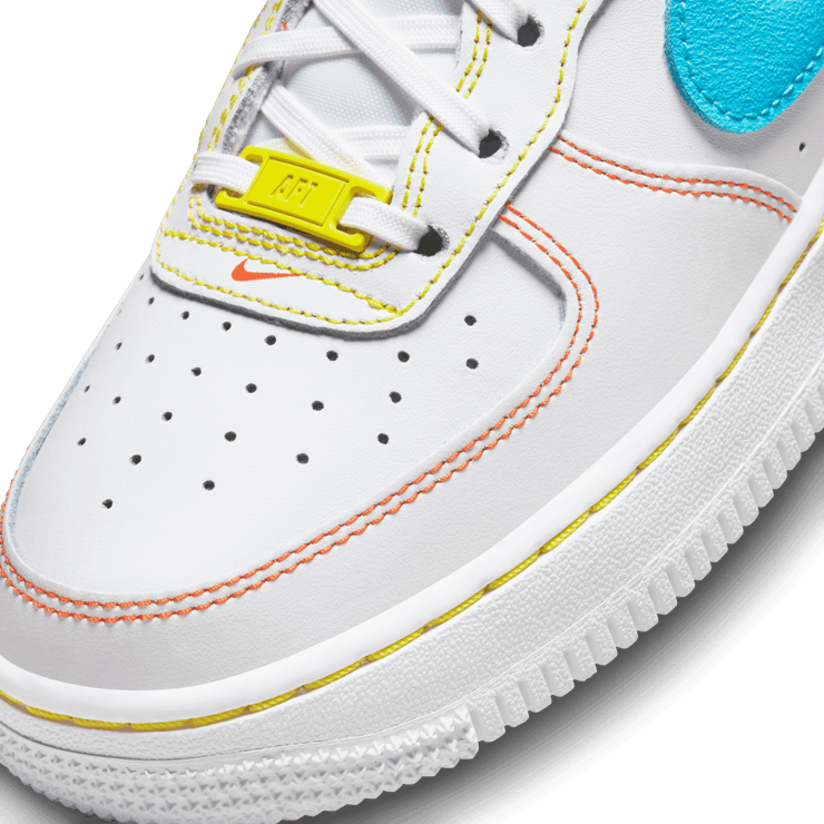 Nike Air Force 1 Low Rainbow Stitch (GS) Angle 4