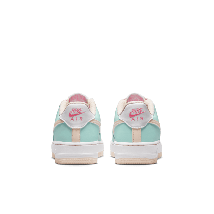 Nike Air Force 1 Low Emerald Rise Guava Ice Pink Spell (GS) Angle 3