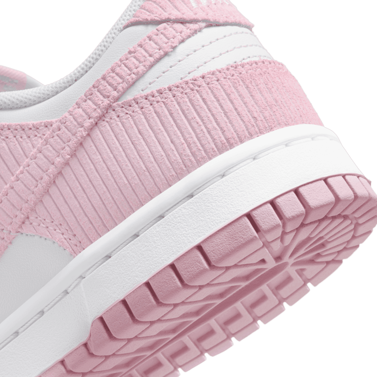 Nike Dunk Low Pink Corduroy (W) Angle 5