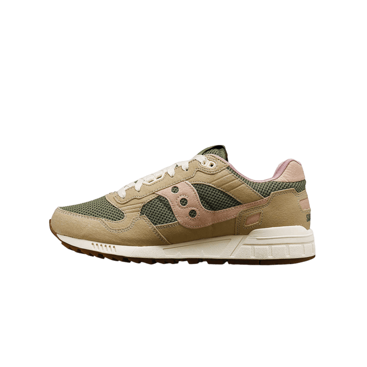 Saucony Shadow 5000 Mushroom Tan Olive Angle 1